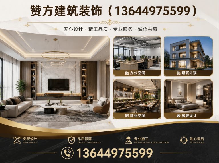 和平区赞方建筑装饰展示图